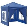 vidaXL Samfellanlegt Veislutjald me&eth; Hli&eth;arveggjum Bl&aacute;tt 2x2 m