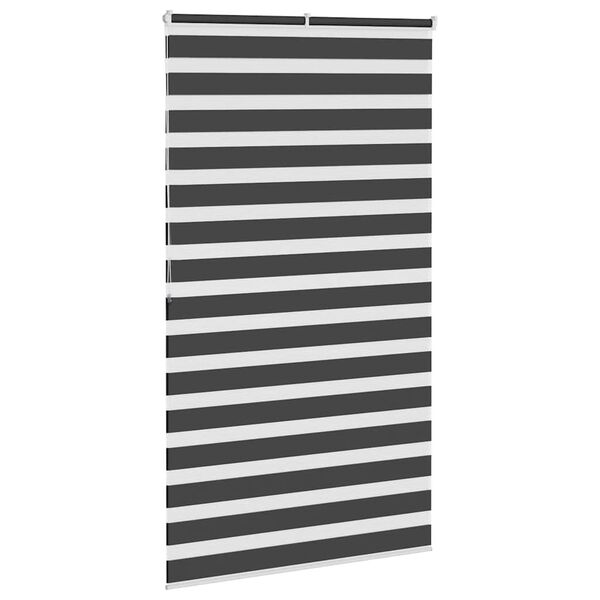vidaXL Zebra Gard&iacute;na Sv&ouml;rt 130x200 cm Efni Breidd 125,9cm P&oacute;l&yacute;ester