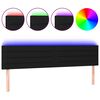 vidaXL LED H&ouml;f&eth;agafl 160x5x78/88 cm Svart Efni