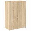vidaXL Regnhl&iacute;fastendur Sonoma Eik 40 x 20 x 55,5 cm Samsettur vi&eth;ur