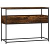 vidaXL Veggbor&eth; Reyklitu&eth; Eik 100x40x75 cm Samsettur Vi&eth;ur
