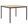 vidaXL Bor&eth;stofubor&eth; N&aacute;tt&uacute;rulegur 110 x 110 x 75 cm Solid furuhikk