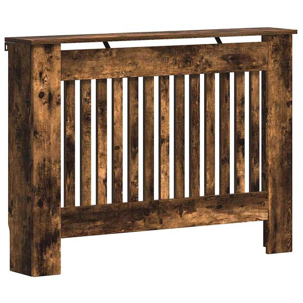 vidaXL Hitarak&aacute;pa Rau&eth;-eik 112 x 19 x 81,5 cm Samsettur vi&eth;ur