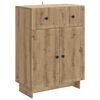 vidaXL Vi&eth;beinteyfla Handverkseik 66 x 34,5 x 90 cm Samsettur vi&eth;ur