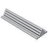 vidaXL &THORN;r&aacute;&eth;u stangir 12 pcs Silfur M6 x 120 mm M&aacute;lmur