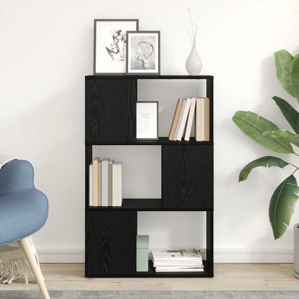 vidaXL Sj&oacute;nvarpssk&aacute;pasett Svartur 60 x 24 x 94,5 cm Samsettur vi&eth;ur