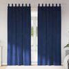 vidaXL Myrkratj&ouml;ld 2 pcs D&ouml;kkbl&aacute;r 140 x 260 cm Flauel