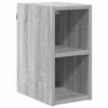 vidaXL Vegghengdur sk&aacute;pur me&eth; geymslu Gr&aacute;r Sonoma 20 x 29,5 x 40 cm