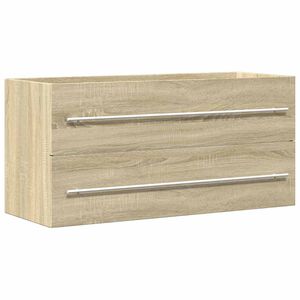 vidaXL Sink Cabinet Sonoma Oak 100x38,5x48 cm Chipboard