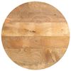 vidaXL Bor&eth;plata &Oslash; 50x3,8 cm Hringlaga Gegnheill Mang&oacute;vi&eth;ur