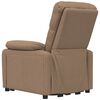 vidaXL Electric Recliner stóll Brúnt efni