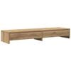 vidaXL Skj&aacute;standur me&eth; Sk&uacute;ffum Listamannseikarlitur 100x27x15 cm
