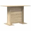 vidaXL Bor&eth;stofubor&eth; Sonoma Eik 110 x 60 x 75 cm Samsettur vi&eth;ur