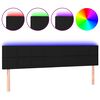 vidaXL LED H&ouml;f&eth;agafl 160x5x78/88 cm Svart Efni