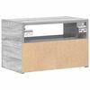 vidaXL Vegghengdir n&aacute;ttbor&eth;ssk&aacute;par 2 stk Grey Sonoma 45x26x28,5 cm