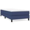 vidaXL R&uacute;mgrind me&eth; Springfj&ouml;&eth;rum Bl&aacute;r 80x200 cm Tau&aacute;kl&aelig;&eth;i
