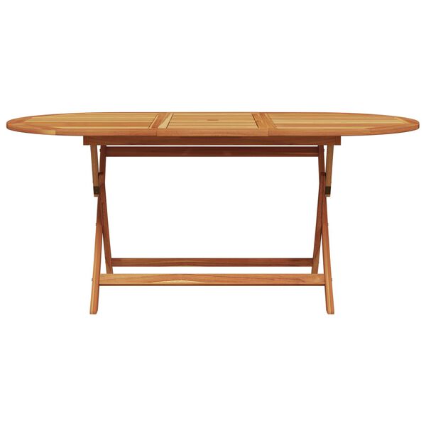 vidaXL Gar&eth;ur bor&eth;sett 7 pcs Svartur Hrein akas&iacute;utr&eacute;