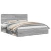 vidaXL Ramsv&iacute;k me&eth; h&ouml;fu&eth;gafl Gr&aacute;r Sonoma 200 x 200 cm Solid furuhikk