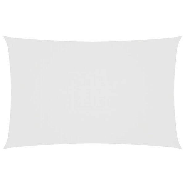 vidaXL S&oacute;lskyggni Segl Oxfordd&uacute;kur R&eacute;tthyrnt 5x8 m Hv&iacute;tt