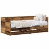 vidaXL Dey&eth;faram me&eth; sk&uacute;ffu Gamall vi&eth;ur 90 x 200 cm Samsettur vi&eth;ur