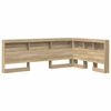vidaXL Geymslu h&ouml;f&eth;ah&ouml;gg me&eth; hillu Sonoma Eik 207,5 x 137,5 x 76,5 cm