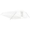 vidaXL Gr&oacute;&eth;urh&uacute;s me&eth; St&aacute;lgrind Hv&iacute;tt 90 m&sup2; 18x5x2,3 m