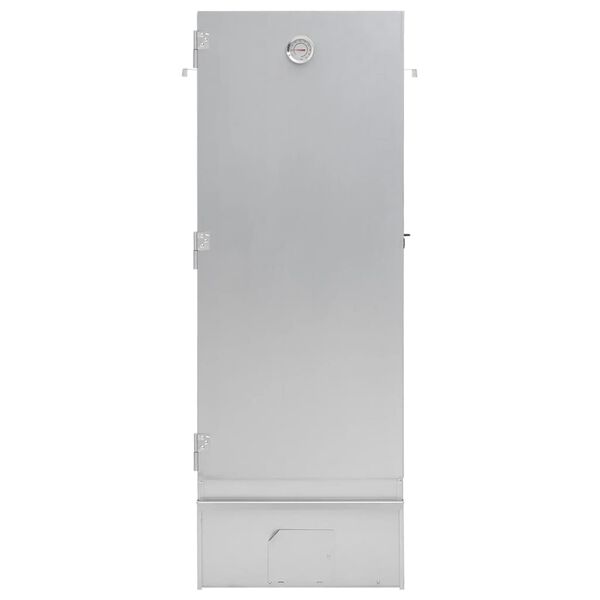 vidaXL BBQ Reykofn me&eth; K&ouml;ldum Reykgjafa Sinkh&uacute;&eth;a&eth; St&aacute;l