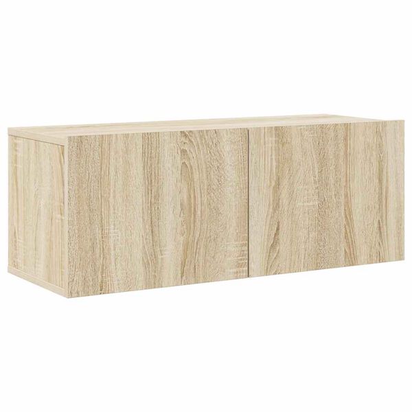 vidaXL 8 hluta Sj&oacute;nvarpssk&aacute;pasett Sonoma Eik Samsettur Vi&eth;ur