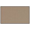 vidaXL Dyramotta Beige og svartur 90 x 150 cm 100% p&oacute;l&yacute;am&iacute;&eth;