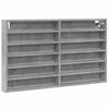 vidaXL Glersk&aacute;pur Steypugr&aacute;r 100x8,5x58 cm Samsettur Vi&eth;ur