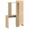vidaXL Skrifborð 2 pcs Sonoma Eik