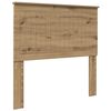 vidaXL H&ouml;f&eth;agafl me&eth; h&ouml;fu&eth;gafl Artisan Eik 100 cm Samsettur vi&eth;ur