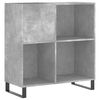 vidaXL Pl&ouml;tusk&aacute;pur Steypugr&aacute;r 84,5x38x89 cm Samsettur Vi&eth;ur