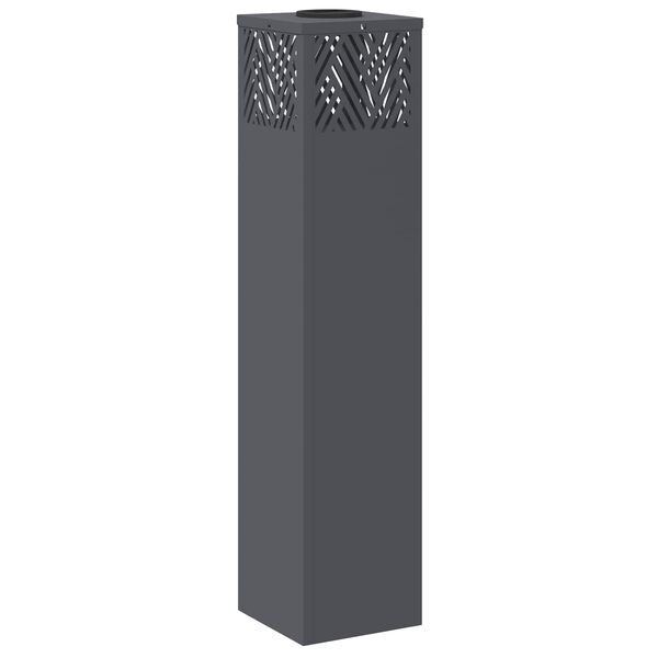 vidaXL S&oacute;lar LED st&iacute;gslj&oacute;s 2 pcs Antras&iacute;t Kaldvalsa&eth;ur st&aacute;lar