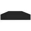 805284 vidaXL Bookshelf Boards 4 pcs Black 80x10x1,5 cm Chipboard