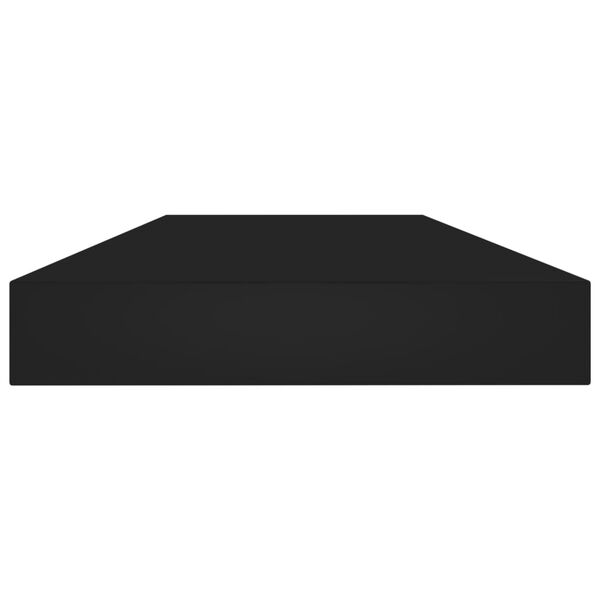 805284 vidaXL Bookshelf Boards 4 pcs Black 80x10x1,5 cm Chipboard