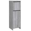 vidaXL Ba&eth;herbergissk&aacute;pur Gr&aacute;r Sonoma 30x30x95 cm Samsettur Vi&eth;ur