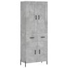 vidaXL H&aacute;r Sk&aacute;pur Steypugr&aacute;r 69,5x34x180 cm Samsettur Vi&eth;ur