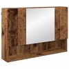 vidaXL Spegilska Gamalt timbur 80 x 17 x 55 cm Samsettur vi&eth;ur