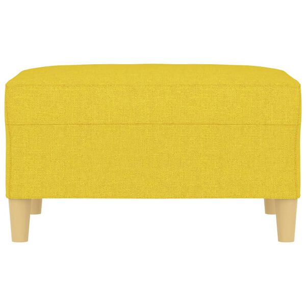 vidaXL F&oacute;tskemill Lj&oacute;sgulur 70x55x41 cm Tau&aacute;kl&aelig;&eth;i