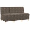vidaXL Sofaeiningar &aacute;n handfanga 3 pcs D&ouml;kk gr&aacute; 55 x 74 x 82 cm