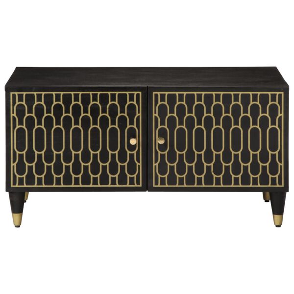 vidaXL Sófaborð 80x50x40 Gegnheill Mangóviður