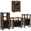 vidaXL Ba&eth;herbergismublasett 4 pcs Marglitur Solid endurn&yacute;ttur vi&eth;ur
