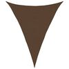 vidaXL Skyggnid&uacute;kur 160 g/m&sup2; Br&uacute;nn 3x4x4 m HDPE