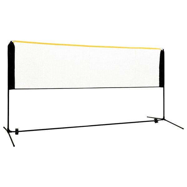 vidaXL Stillanlegt Badmintonnet 300x103x94-158 cm Málmur