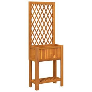 vidaXL Gr&oacute;&eth;urkassi me&eth; Rimlagrind og Hillu Gegnheill Akas&iacute;uvi&eth;ur