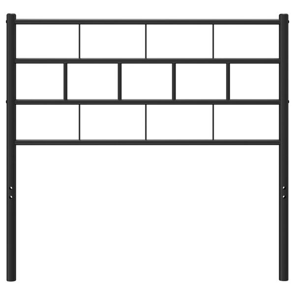 vidaXL Skiptanlegt R&uacute;mgafl &uacute;r M&aacute;lmi Svartur 90 cm