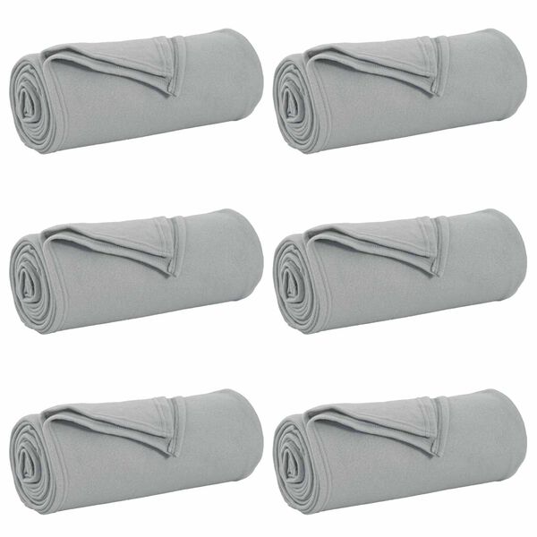 vidaXL &THORN;eppi 6 pcs Gr&aacute;r 270 x 240 cm Fl&iacute;s