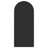 vidaXL Garðspegill Svartur 100x45 cm Járn Til notkunar utandyra