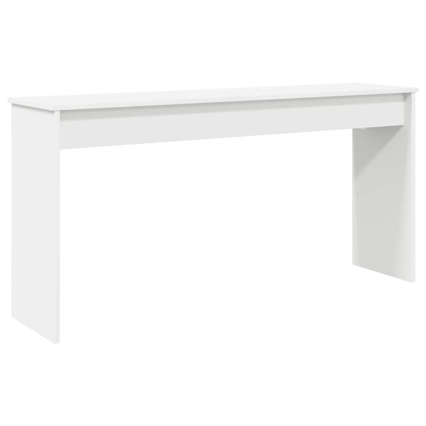 vidaXL Lyklastand Hv&iacute;tt 130 x 32 x 64 cm Samsettur vi&eth;ur